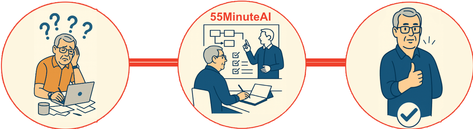 going from confused about AI, to being confident with AI